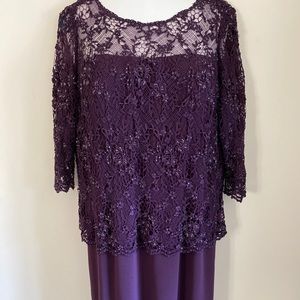 Mother of the bride dress - purple